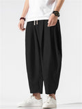 Men's Loose Summer Casual Harem Cropped Pants
