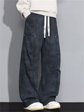 ‌Men's Soft High Street Starlit Sky Pattern Loose Fit Casual Pants‌
