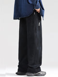 Men's Comfy Tie-dye Elastic Waist Wide Leg Straight Pants