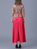 Female 3/4 Sleeve Festive Dresses for Wedding