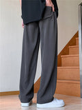 Men's Summer Cool Elastic Waist Loose Fit Drape Casual Pants