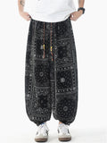 Men's Summer Casual Ethnic Style Print Bloomers Jogging Pants