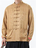 Men's Chinese Style Jacquard Brocade Tang Suit Jackets