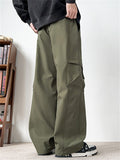 ‌Men's American Style Loose Fit Utility Cargo Pants with Pockets Streetwear‌