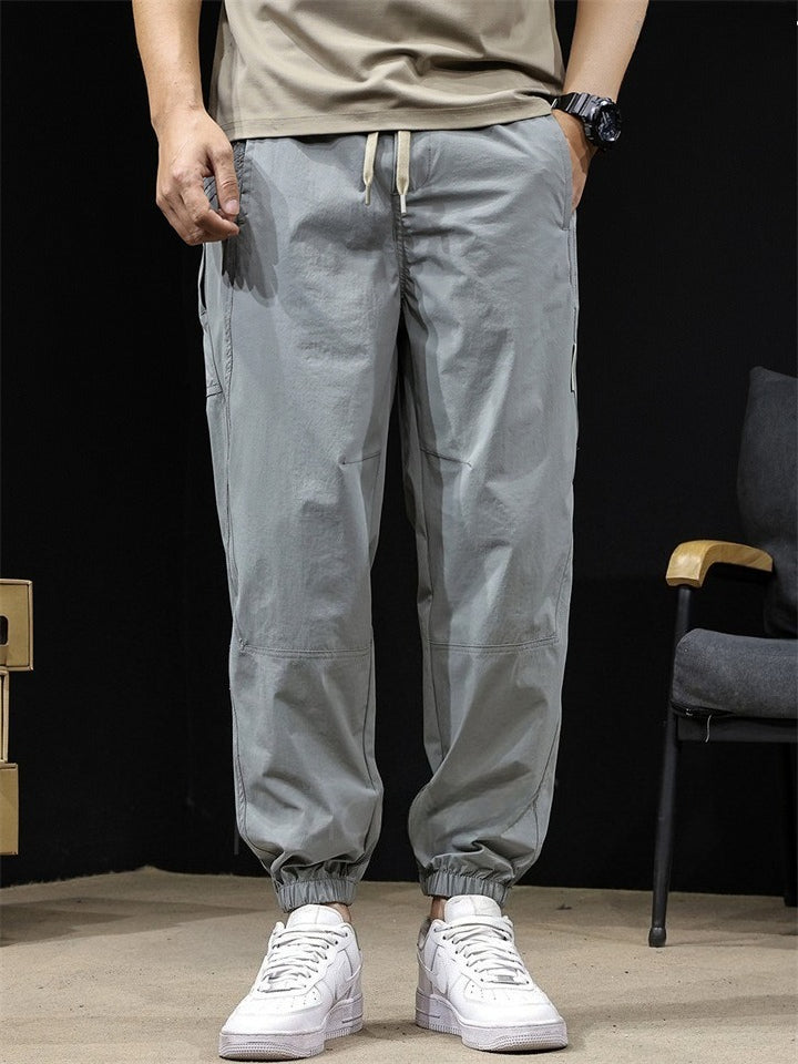 ‌Men's Summer Quick-Dry Sporty Jogger Pants Loose Fit Daily Wear‌