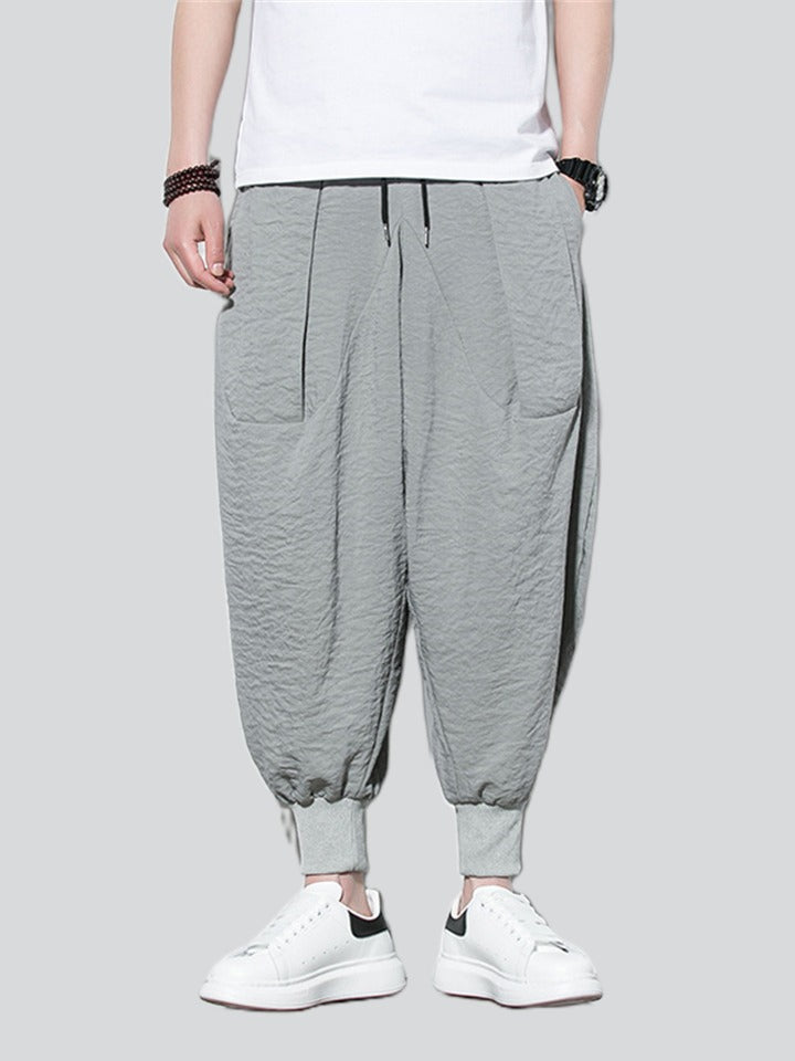 Men's Casual Breathable Sports Ankle-Tied Lantern Pants
