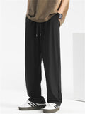 Men's Summer Cool Solid Color Quick-dry Drape Straight Pants