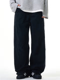 Women's Retro High Street Straight Cargo Pants