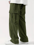 Men's High Street Corduroy Wide Leg Cargo Pants
