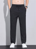 Men's Summer Lightweight Cool High Elasticity Breathable Casual Pants