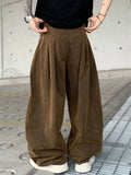 Men's Japanese Style Vintage High Street Straight Baggy Cargo Pants