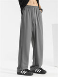 Men's Summer Cool Solid Color Quick-dry Drape Straight Pants