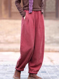 Female Comfy Winter Fleece Thickened Padded Pants