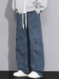 ‌Men's Soft High Street Starlit Sky Pattern Loose Fit Casual Pants‌
