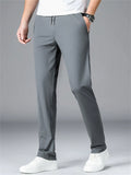 Men's Quick Dry Breathable Casual Ice Silk Straight Leg Pants