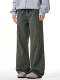 Women's Retro High Street Straight Cargo Pants