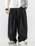 Men's Winter Corduroy Trendy Loose Floor-Length Harem Pants