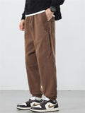 Men's Cotton Loose Fit Cargo Jogger Pants Casual Daily Wear