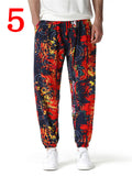 Personalized Printed Front Drawstring Men's Casual Jogger Sweatpants