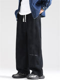 Men's Comfy Tie-dye Elastic Waist Wide Leg Straight Pants