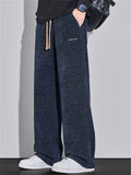 ‌Men's Comfy Simple Drawstring Corduroy Loose Fit Casual Pants