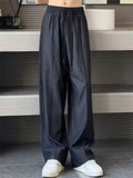 Men's Loose Fit Elastic Waist Drape Comfort Breathable Wide Leg Pants