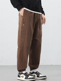 Men's Cotton Loose Fit Cargo Jogger Pants Casual Daily Wear