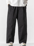 Japanese Style Men's Trendy Cropped Straight Cargo Pants