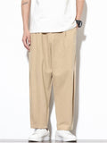 Men's Summer Simple Solid Color Casual Straight Pants
