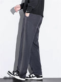 Men's Casual Straight Leg Side Patchwork Pants