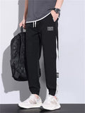 Women's Lightweight Breathable Contrast Color Summer Joggers Pants
