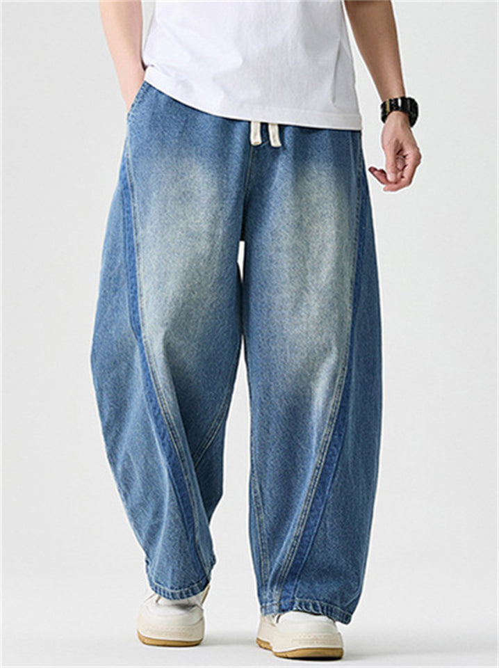 Men's Vintage Autumn Street Japanese Style Wide Leg Jeans