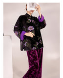 Neo-Chinese Style Embroidery Sequin Women's Jackets