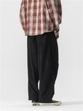 Men's Elastic Waist Warm Corduroy Pants for Autumn Winter