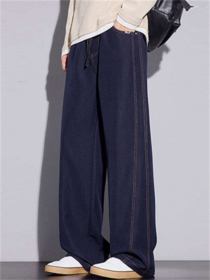 Men's Autumn Vintage Comfy Soft Denim Loose Fit Straight Leg Jeans