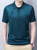 Summer Men's Cool Lapel Short Sleeve Polo Shirts