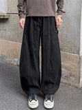 Men's Simple Drape Wide-leg Cargo Pants Casual Loose Fit
