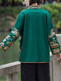 Women's Ethnic Style Totem Embroidered Lace Up Cardigan Jacket
