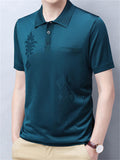 Summer Men's Cool Lapel Short Sleeve Polo Shirts