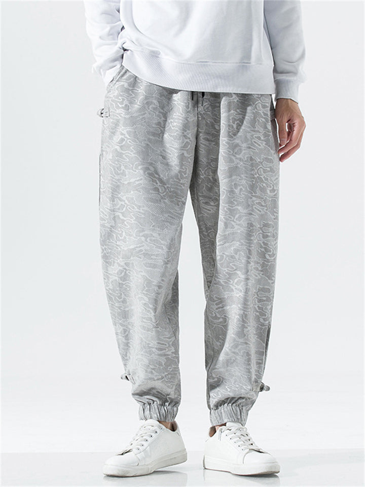 Men's Autumn Sports Relaxed Fit Ankle Banded Pants