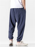 Men's Summer Japanese Style Casual Cropped Jogger Pants