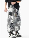 Men's Summer Casual Ethnic Style Print Bloomers Jogging Pants