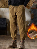 Men's Cotton Loose Fit Cargo Jogger Pants Casual Daily Wear
