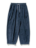 Men's Winter Corduroy Trendy Loose Floor-Length Harem Pants
