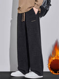 ‌Men's Comfy Simple Drawstring Corduroy Loose Fit Casual Pants
