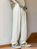 Men's Summer Cool Elastic Waist Loose Fit Drape Casual Pants