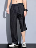 Men's Summer Comfy Drape Drawstring Wide Leg Denim Pants