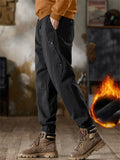 Men's Cotton Loose Fit Cargo Jogger Pants Casual Daily Wear