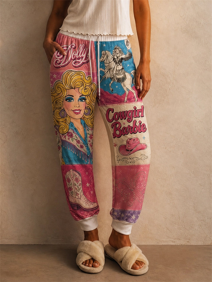 Women Cowgirl Sweatpants Western Graphic Jogger Pants