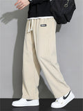 Men's Casual Loose Mid-waist Corduroy Jogger Pants